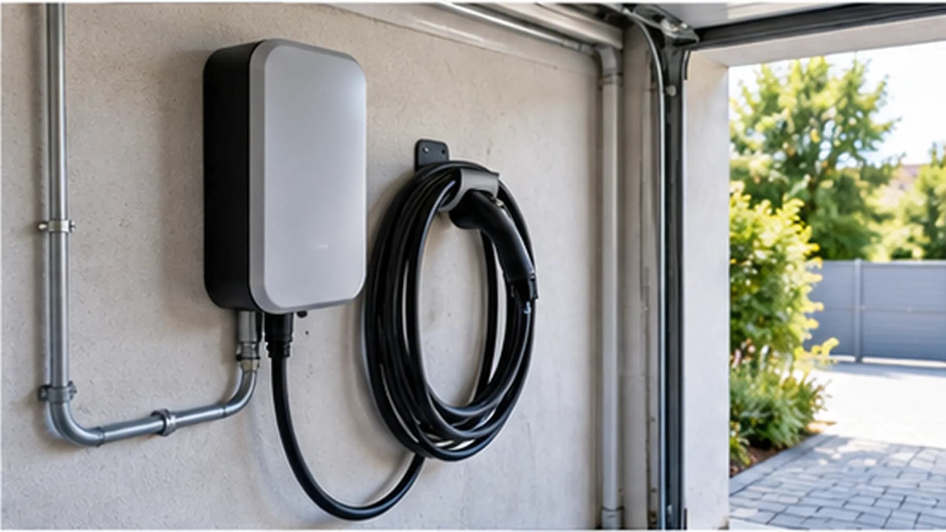 Offene Elektroverteilung mit Leitungen