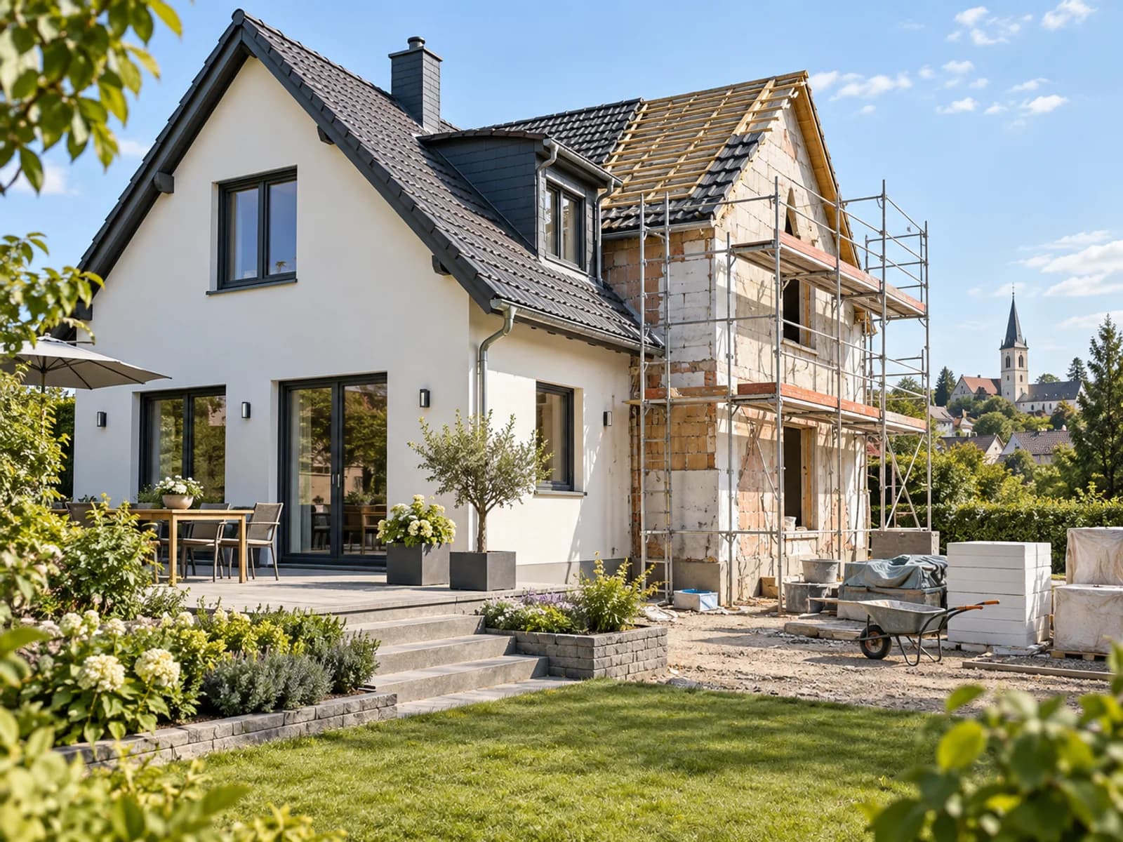 Altbausanierung in Bruchköbel mit moderner Gebäudetechnik