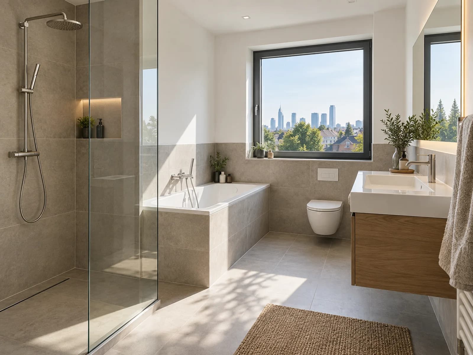 Modernes Badezimmer in Neu-Isenburg