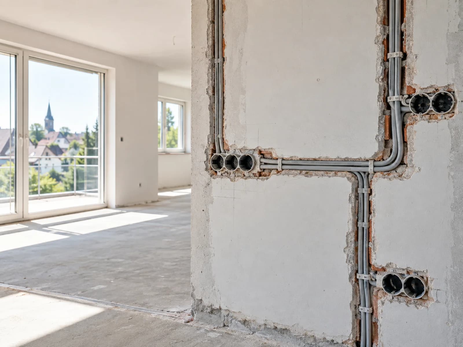 Elektrotechnik bei Wohnungssanierung in Egelsbach