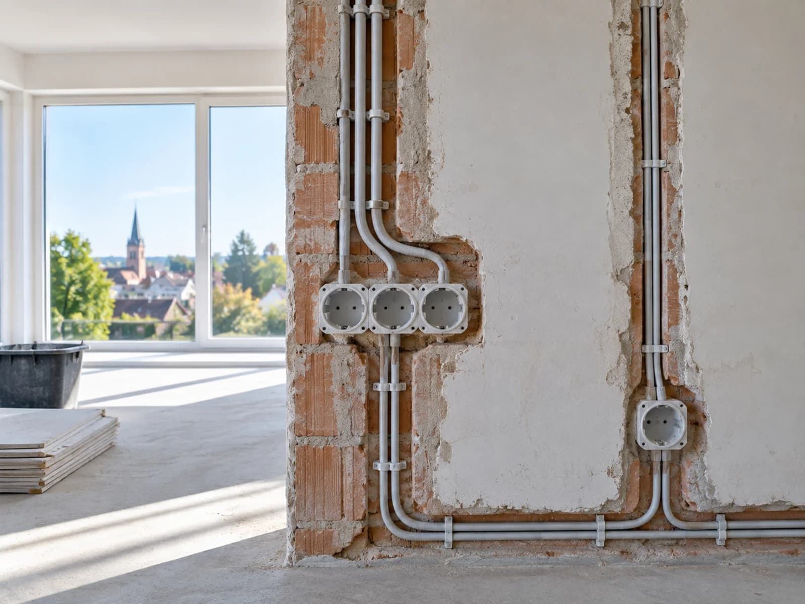 Elektrotechnik bei Wohnungssanierung in Griesheim