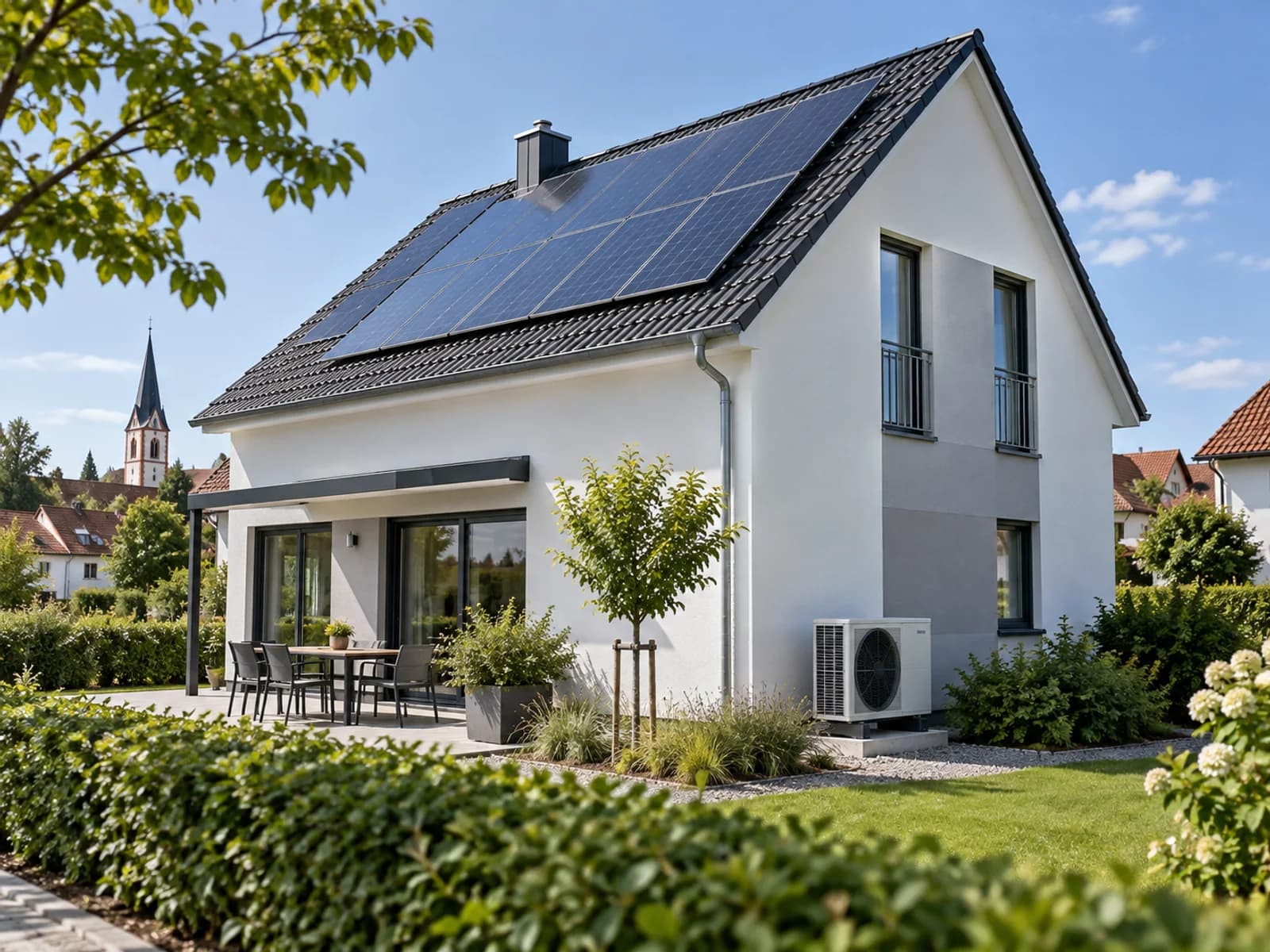 Modernisiertes Wohnhaus mit Fokus auf Energieeffizienz