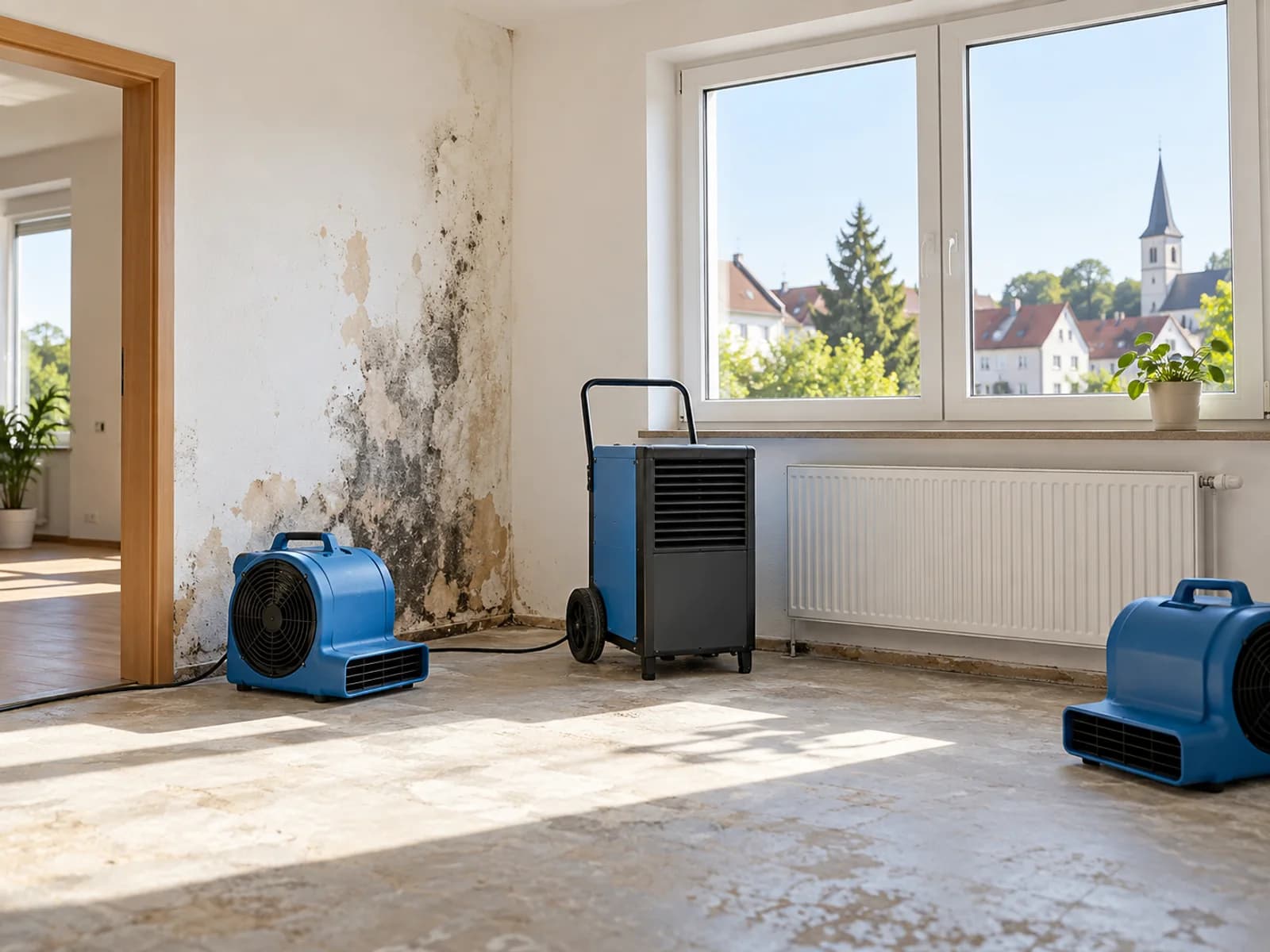Professionelle Schadenssanierung nach Wasserschaden